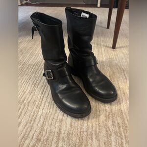 Frye Veronica Short Boot Buckle Women’s size 8 Black